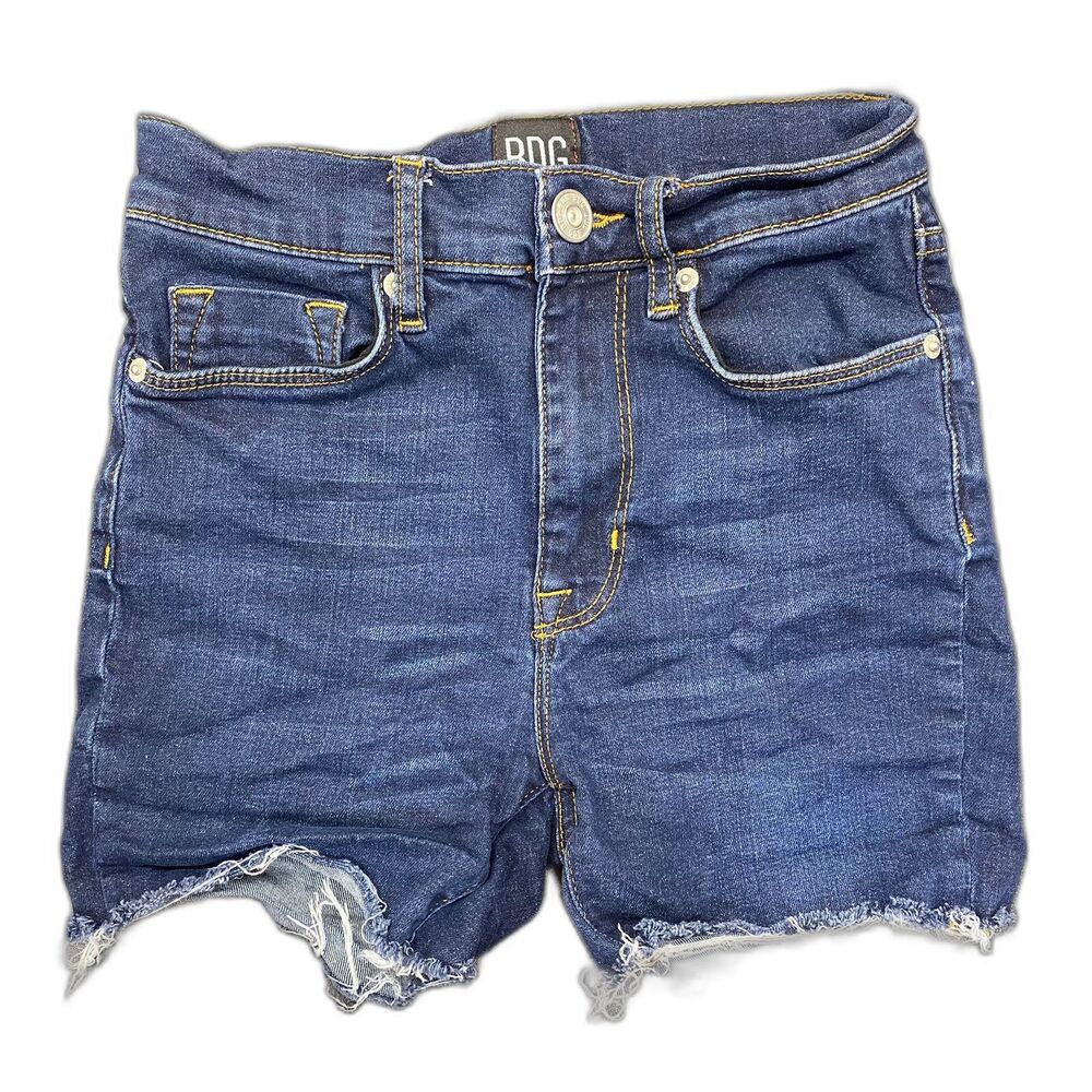 BDG Urban Outfitters Girls Twig Jean Shorts Size 12 Frayed Distressed